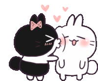 Cats Kiss Sticker - Cats Kiss Kissing Stickers