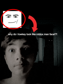 why do i lowkey look like roblox man face ?!