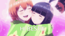 Hug Hi Bestie GIF - Hug Hi Bestie Yotsuba GIFs