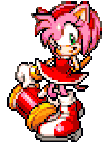 Amy Rose Sonic The Hedgehog Sticker - Amy Rose Sonic The Hedgehog Sega Stickers