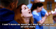 Greys Anatomy April Kepner GIF - Greys Anatomy April Kepner I Cant Move As Much As I Want To GIFs