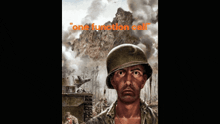 a painting of a soldier with the words one function call above him