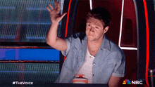 Raising My Hand Niall Horan GIF - Raising My Hand Niall Horan The Voice GIFs