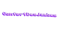 a purple logo that says confort des jambes on a white background