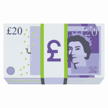 pound banknote objects joypixels pound bills money