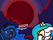 mlp moon red blue