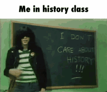 History Class GIF - Me In History Class I Dont Care About History Idc GIFs