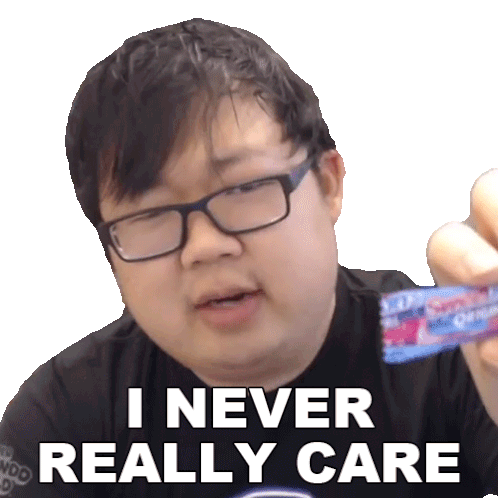 I Never Really Care Sungwon Cho Sticker - I Never Really Care Sungwon Cho Prozd Stickers