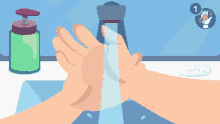 Wet Hands And Apply Soap GIF - Wet Hands And Apply Soap GIFs