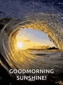 Good Morning Sunshine Waves GIF - Good Morning Sunshine Waves Sun GIFs