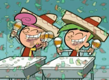 It'S A Party GIF - Fairly Odd Parents Cosmo Wanda GIFs