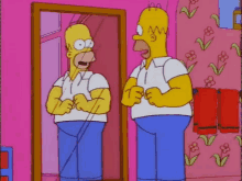 Tight Shirt Muscles GIF - Tight Shirt Muscles Simpsons GIFs