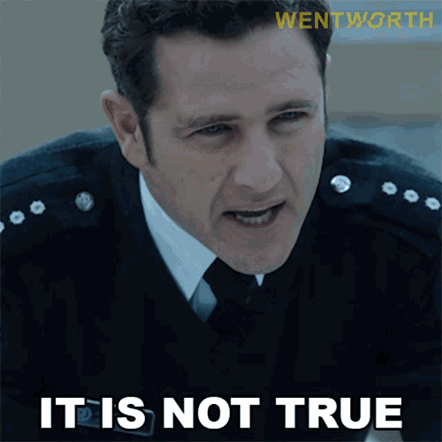 It Is Not True Jake Stewart GIF It Is Not True Jake Stewart Wentworth