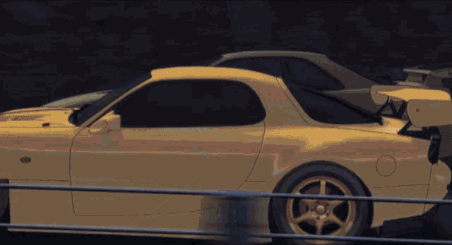 Initial D AMV - Nissan GTR vs Mazda RX7 on Make a GIF