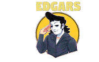 Edgars Gaming Highlights Edgar Alan Bro Sticker
