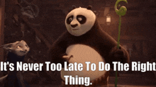 Kung Fu Panda 4 Po GIF - Kung Fu Panda 4 Po Its Never Too Late To Do The Right Thing GIFs