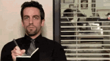 Noted Taking Notes GIF - Noted Taking Notes The Office GIFs