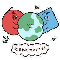 Refill Zero Waste Sticker - Refill Zero Waste Plastic Free Stickers