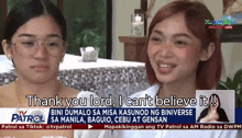 two women are talking on a tv patrol show