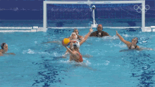 Throw Ball United States Womens National Water Polo Team GIF - Throw Ball United States Womens National Water Polo Team Hungary Womens National Water Polo Team GIFs