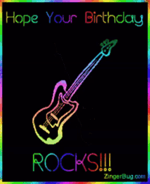 happy birthday rock star