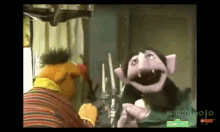 Sesame Street Ernie GIF - Sesame Street Ernie Count Von Count GIFs