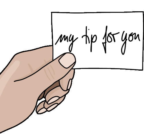 My Tip For You Tip Sticker - My Tip For You Tip For You Stickers