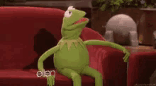 Kermit Ha GIF - Kermit Ha Ellen GIFs