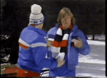 Mike Love Dean Torrence GIF - Mike Love Dean Torrence Snowball Fight GIFs