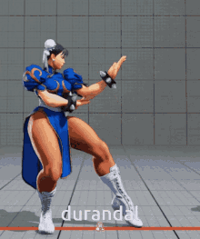 Durandal Chun Li GIF - Durandal Chun Li Street Fighter GIFs