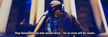 bane step forward serve army raised bane step forward serve army raised