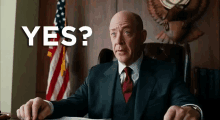 Yes? GIF - Burn After Reading Burn After Reading Gifs Jk Simmons GIFs