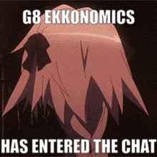 g8 ekkononics has entered the chat with a picture of a person