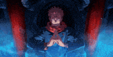 a man with a scarf around his neck has a symbol on his forehead that says aa