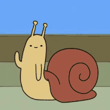 Cute Animals Snail GIF