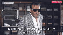 A Young Boy With A Really Wise Head Jackie Shroff GIF - A Young Boy With A Really Wise Head Jackie Shroff Pinkvilla GIFs