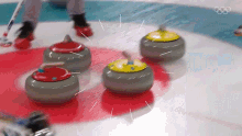 incredibly satisfying curling shots curling olympics2022 really good curling shots satisfying curling moments