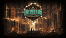 a poster for a game called library of ruin