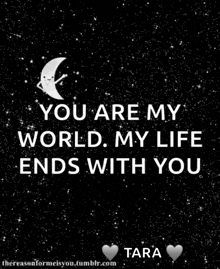 Love You My Life Ends With You GIF - Love You My Life Ends With You You Are My World GIFs