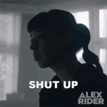 Shut Up Kyra GIF - Shut Up Kyra Alex Rider GIFs