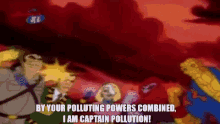 Captain Pollution Pollution GIF