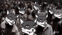Private Foxes Zombie GIF