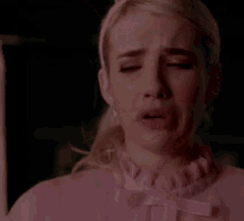 Boo Hoo GIF - Crying Emma Roberts Scream Queens GIFs
