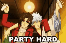 Gintama Party Hard GIF - Gintama Party Hard Partying GIFs