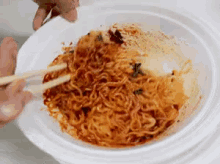 비빔면 비빔라면 양념 젓가락 비비기 GIF - Bibimmyeon Instant Spicy Noodles Korean Ramen GIFs
