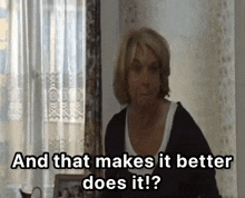 Gail Shouts And That Makes It Better Does It Coronation Street GIF - Gail Shouts And That Makes It Better Does It Coronation Street Corrie GIFs