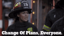 Station19 Andy Herrera GIF - Station19 Andy Herrera Change Of Plans Everyone GIFs