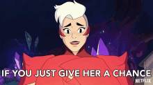 If You Just Give Her A Chance Scorpia GIF - If You Just Give Her A Chance Scorpia Lauren Ash GIFs
