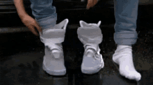 What Are Those GIF - Shoes Weird GIFs