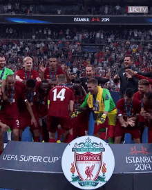 Liverpool Uefa Super Cup GIF - Liverpool Uefa Super Cup Champions GIFs